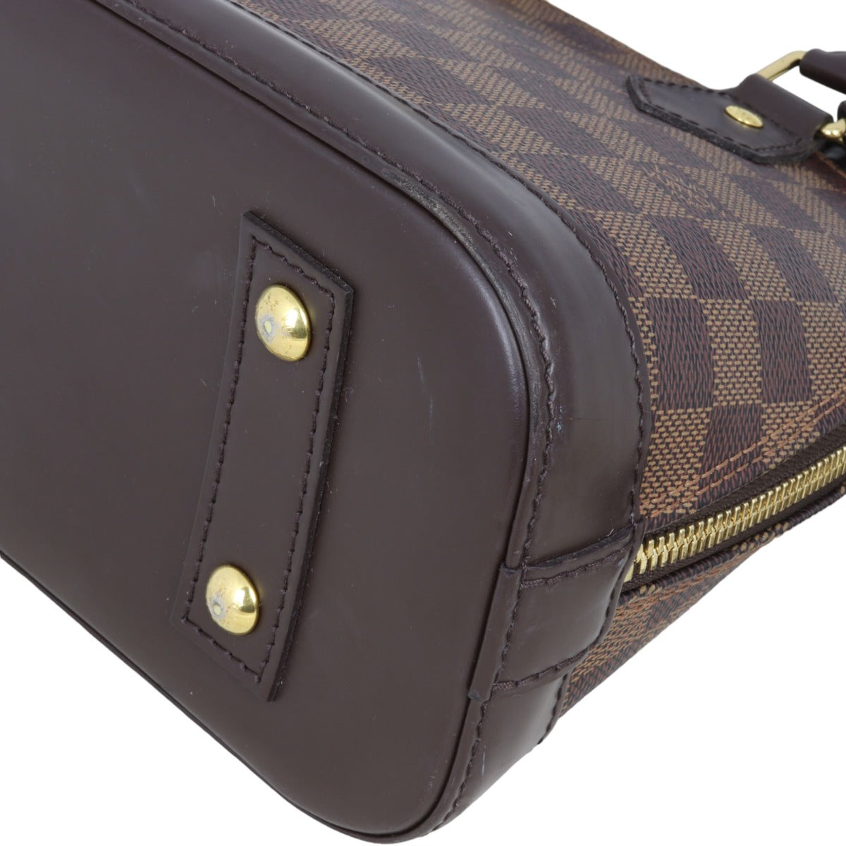 Louis Vuitton Alma BB Damier Ebene | padlock