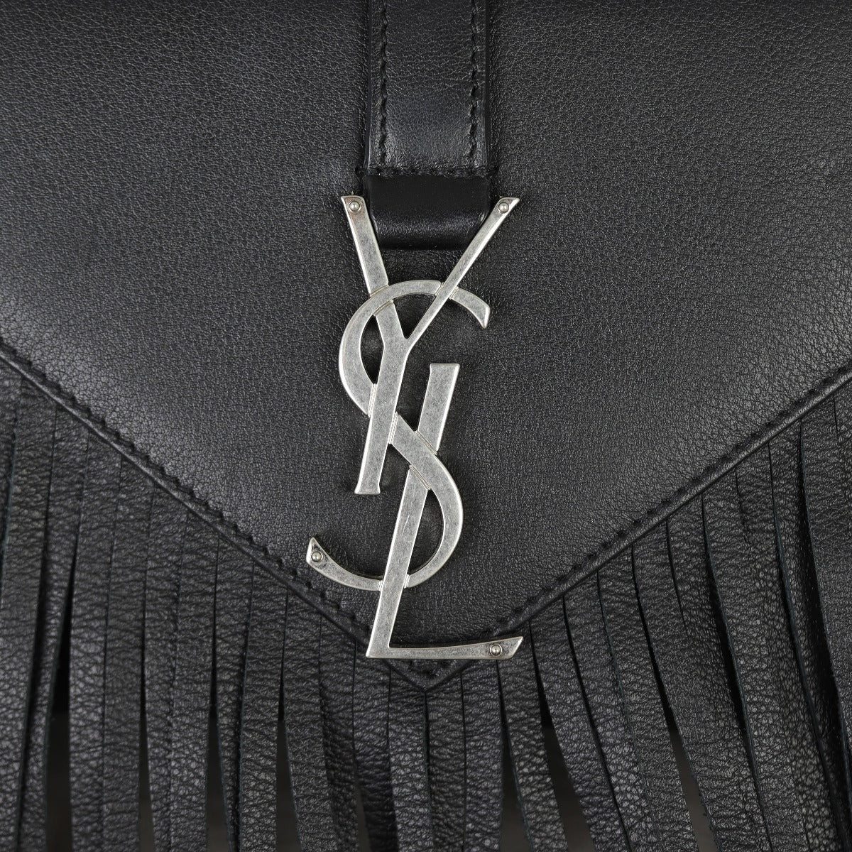 Saint Laurent Monogram Fringe Chain Bag Hardware