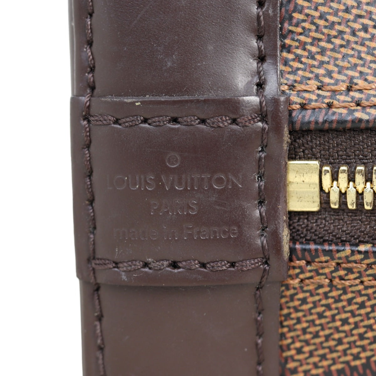 Louis Vuitton Alma BB Damier Ebene | padlock