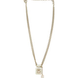 Chanel No.5 Crystal Perfume Bottle Necklace