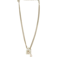 Chanel No.5 Crystal Perfume Bottle Necklace