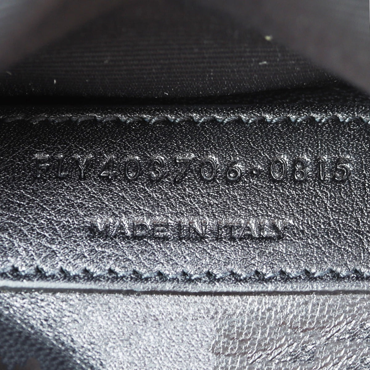 Saint Laurent Monogram Fringe Chain Bag Date Code