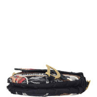 Dior Saddle Bag Embroidered Camouflage Flowers