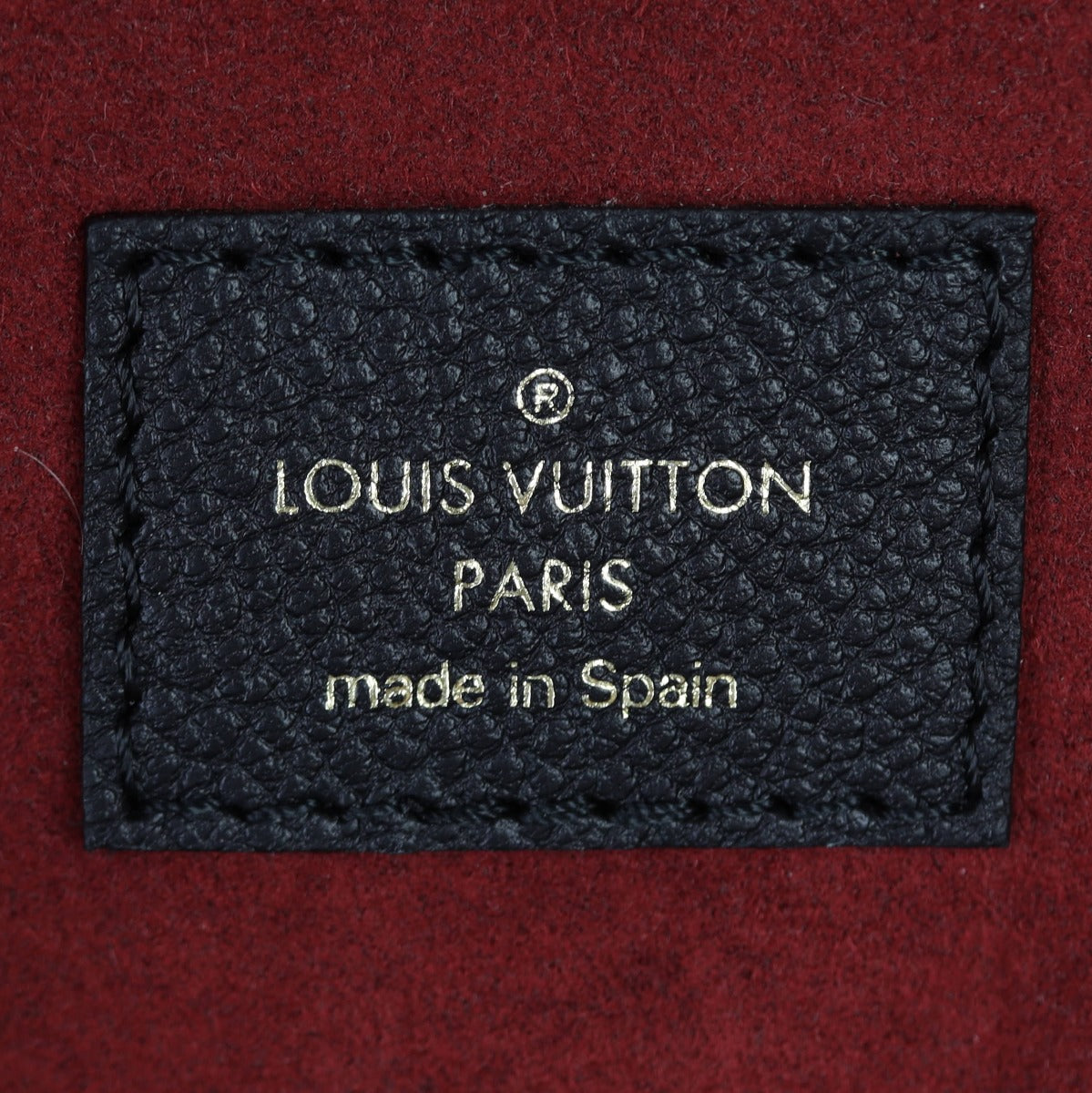 Louis Vuitton Speedy 25 Bandouliere Monogram Empreinte Giant Bicolour Interior Stamp
