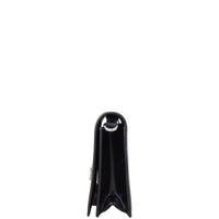 Prada Brushed Leather Chain Flap Bag