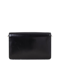 Prada Brushed Leather Chain Flap Bag