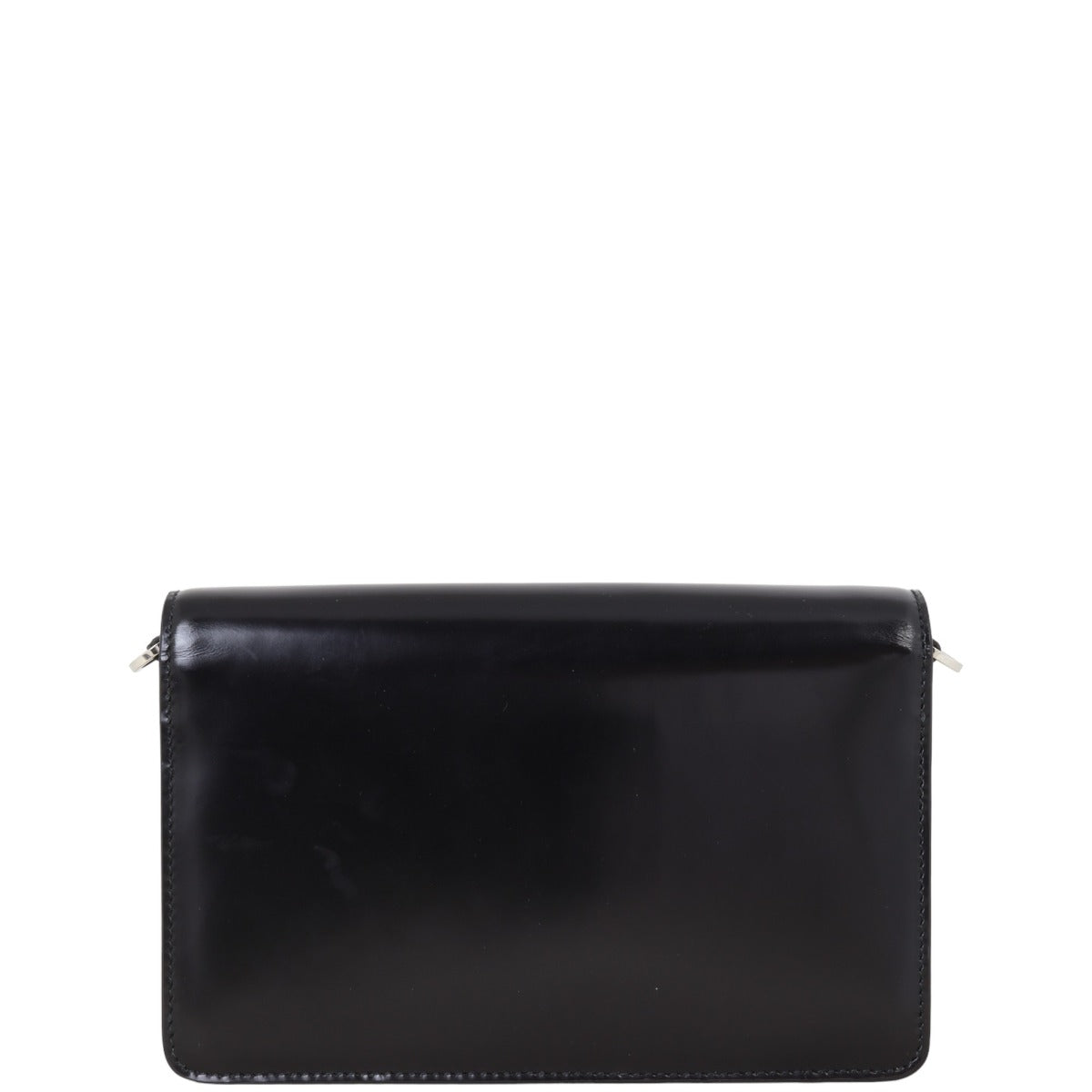 Prada Brushed Leather Chain Flap Bag