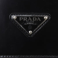 Prada Brushed Leather Chain Flap Bag