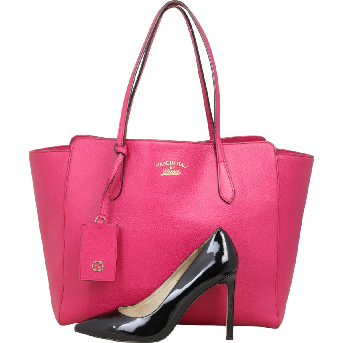 Gucci Swing Leather Tote Medium