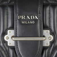 Prada Cahier Diagramme Chain Shoulder Bag Hardware