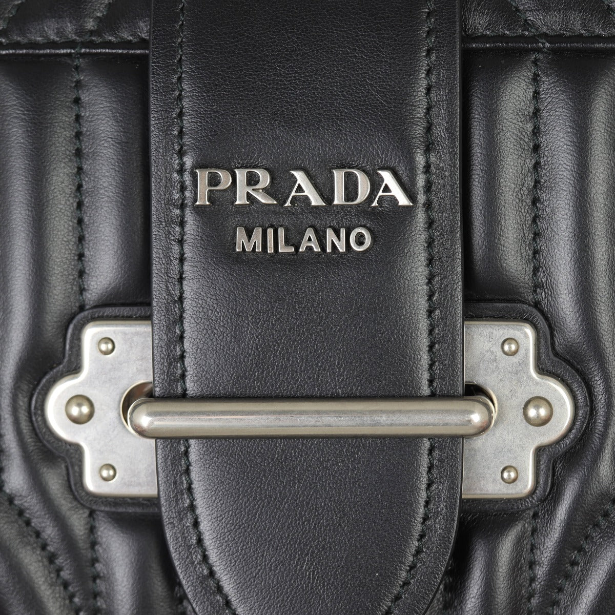 Prada Cahier Diagramme Chain Shoulder Bag Hardware
