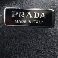 Prada Brushed Leather Chain Flap Bag