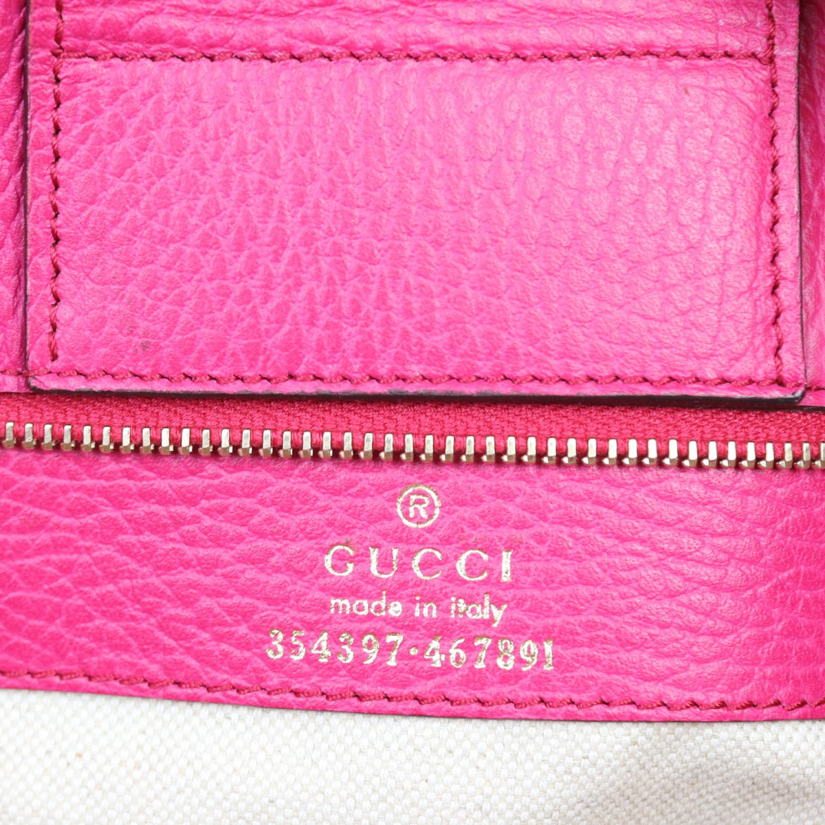Gucci Swing Leather Tote Medium