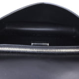 Prada Brushed Leather Chain Flap Bag