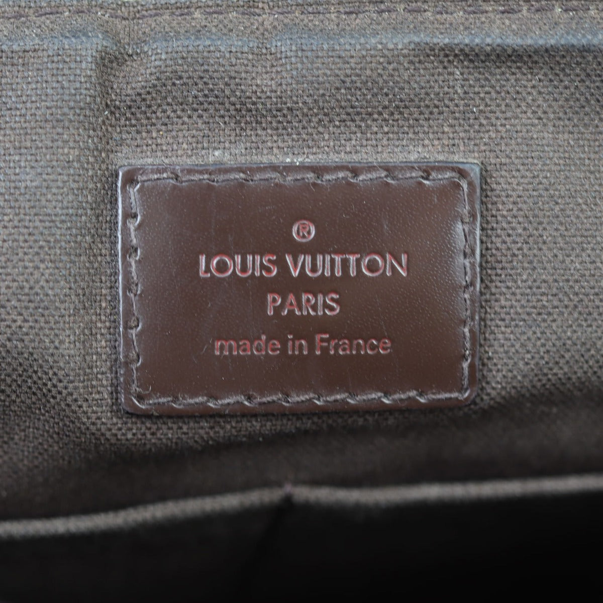 Louis Vuitton District PM Damier Ebene Interior Stamp