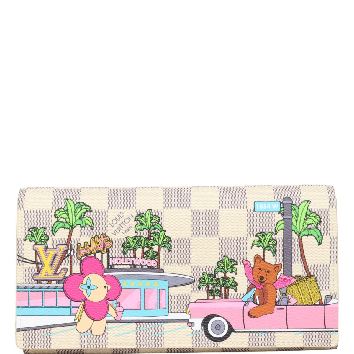 Louis Vuitton Sarah Wallet Damier Azur Vivienne Christmas 2021