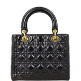 Dior Lady Dior Medium Patent