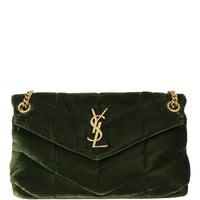 Saint Laurent Loulou Puffer Small Velvet