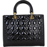 Dior Lady Dior Large Patent