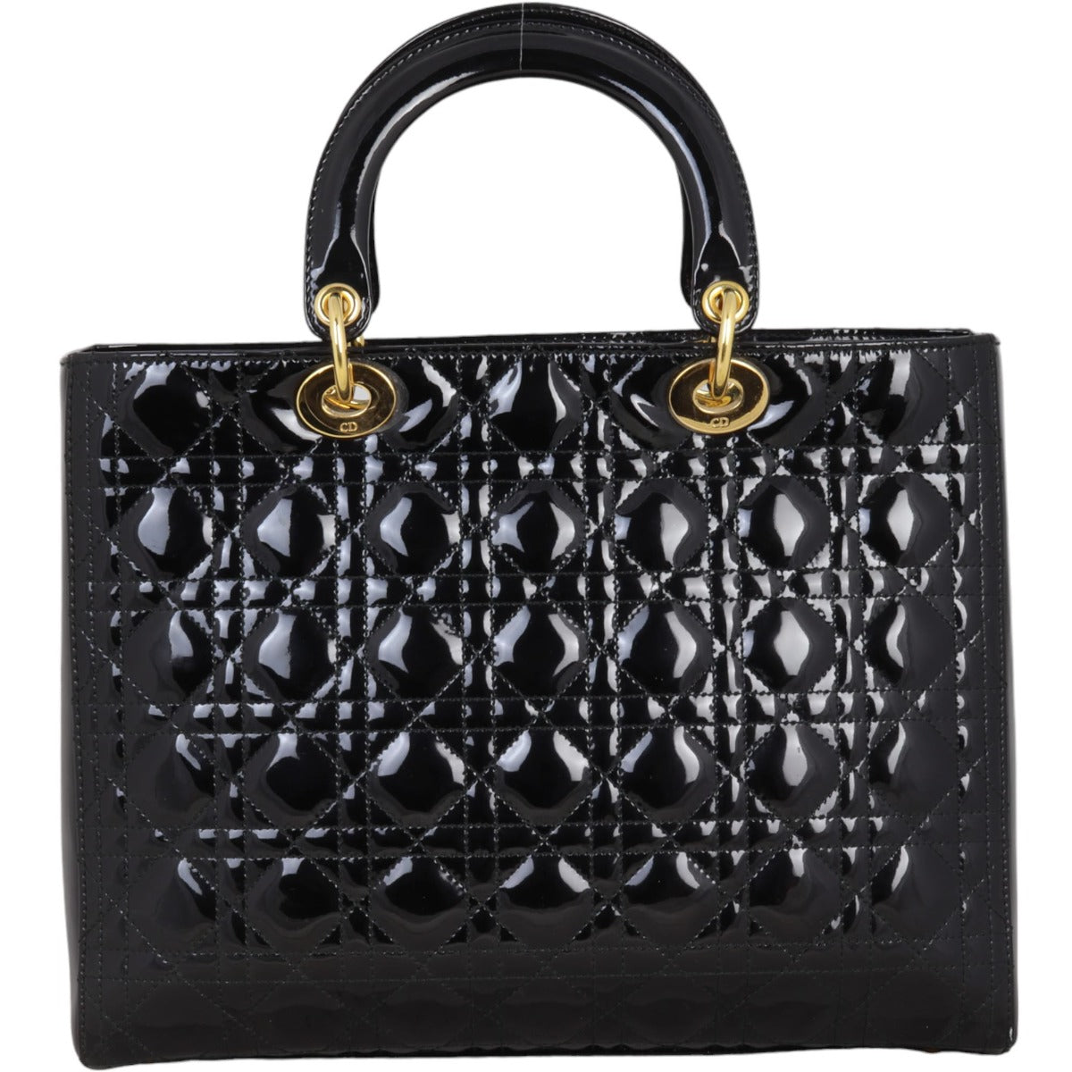 Dior Lady Dior Large Patent