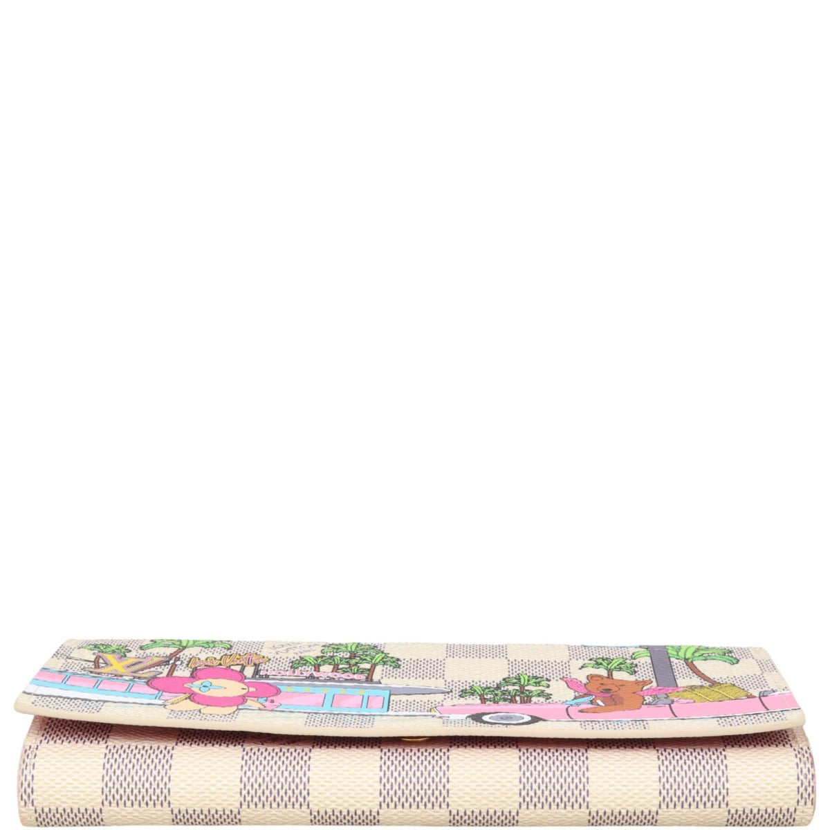 Louis Vuitton Sarah Wallet Damier Azur Vivienne Christmas 2021