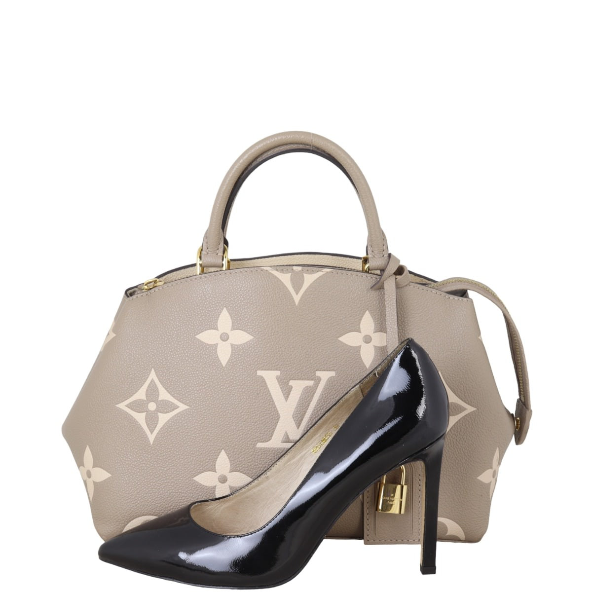 Louis Vuitton Petite Palais Monogram Empreinte Giant Bicolour
