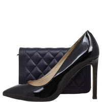 Chanel Boy Wallet on Chain | Navy Blue