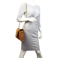 Saint Laurent Reversible Kate Shoulder Bag Suede Medium