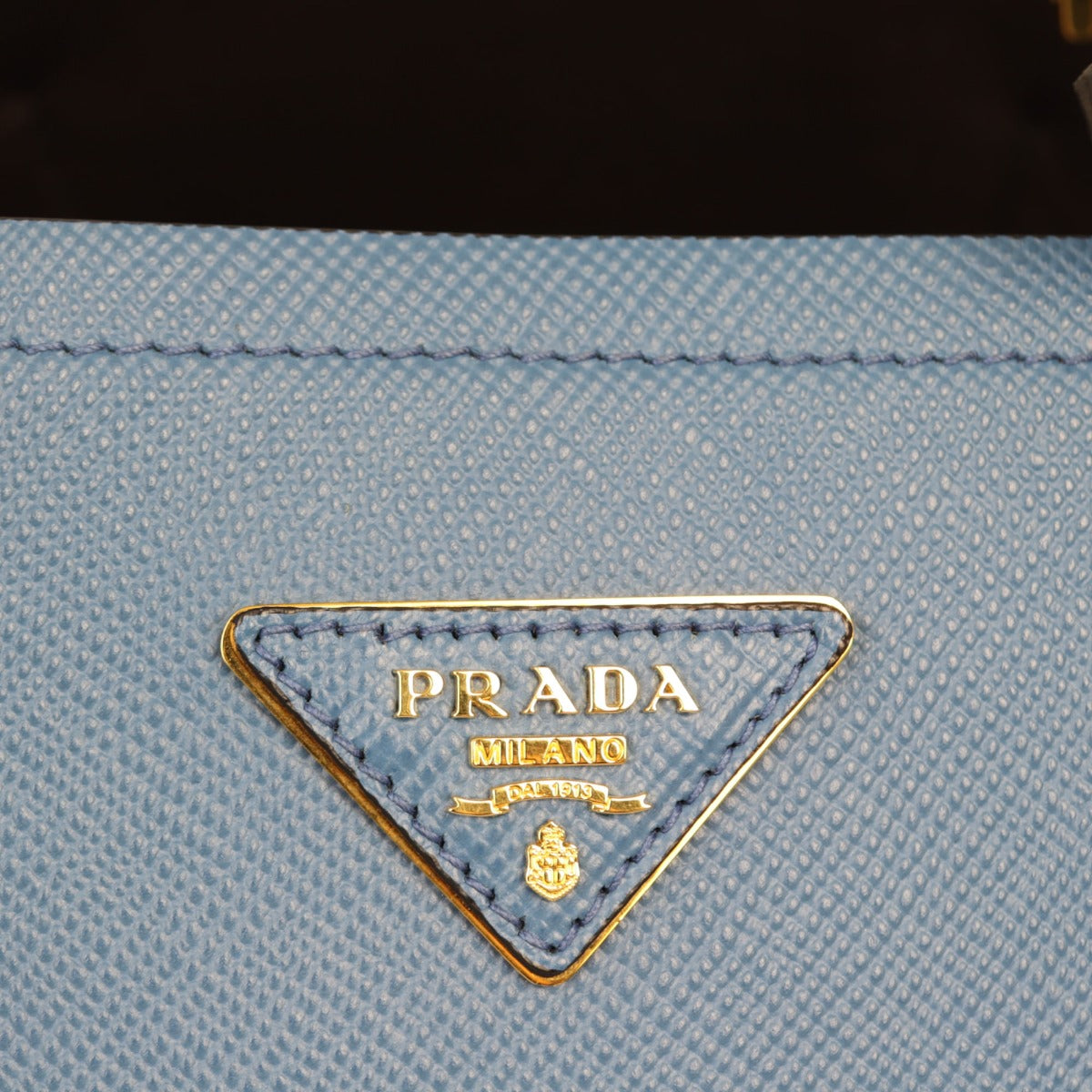 Prada Saffiano Cuir Double Bag Large