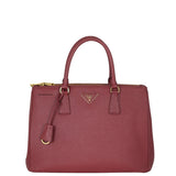 Prada Saffiano Lux Galleria Double Zip Tote Medium