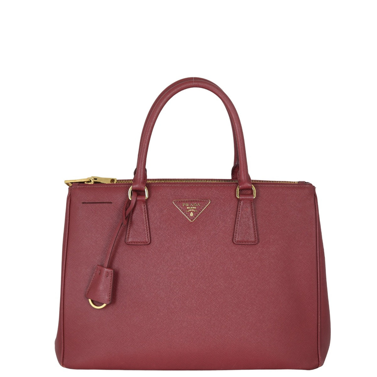 Prada Saffiano Lux Galleria Double Zip Tote Medium