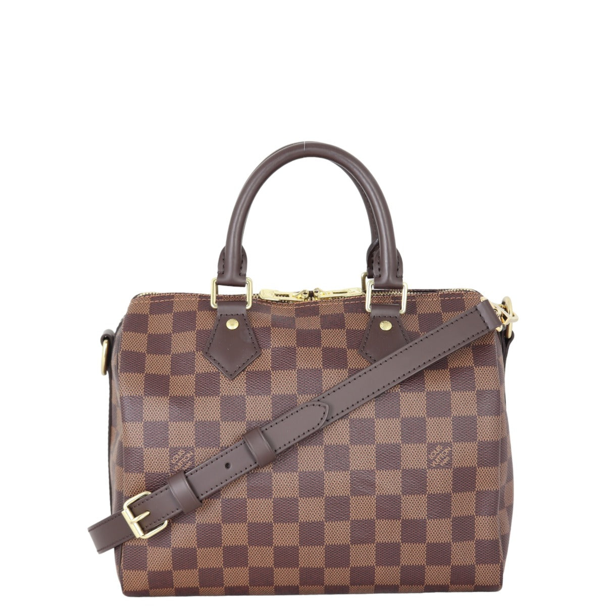 Louis Vuitton Speedy 25 Bandouliere Damier Ebene