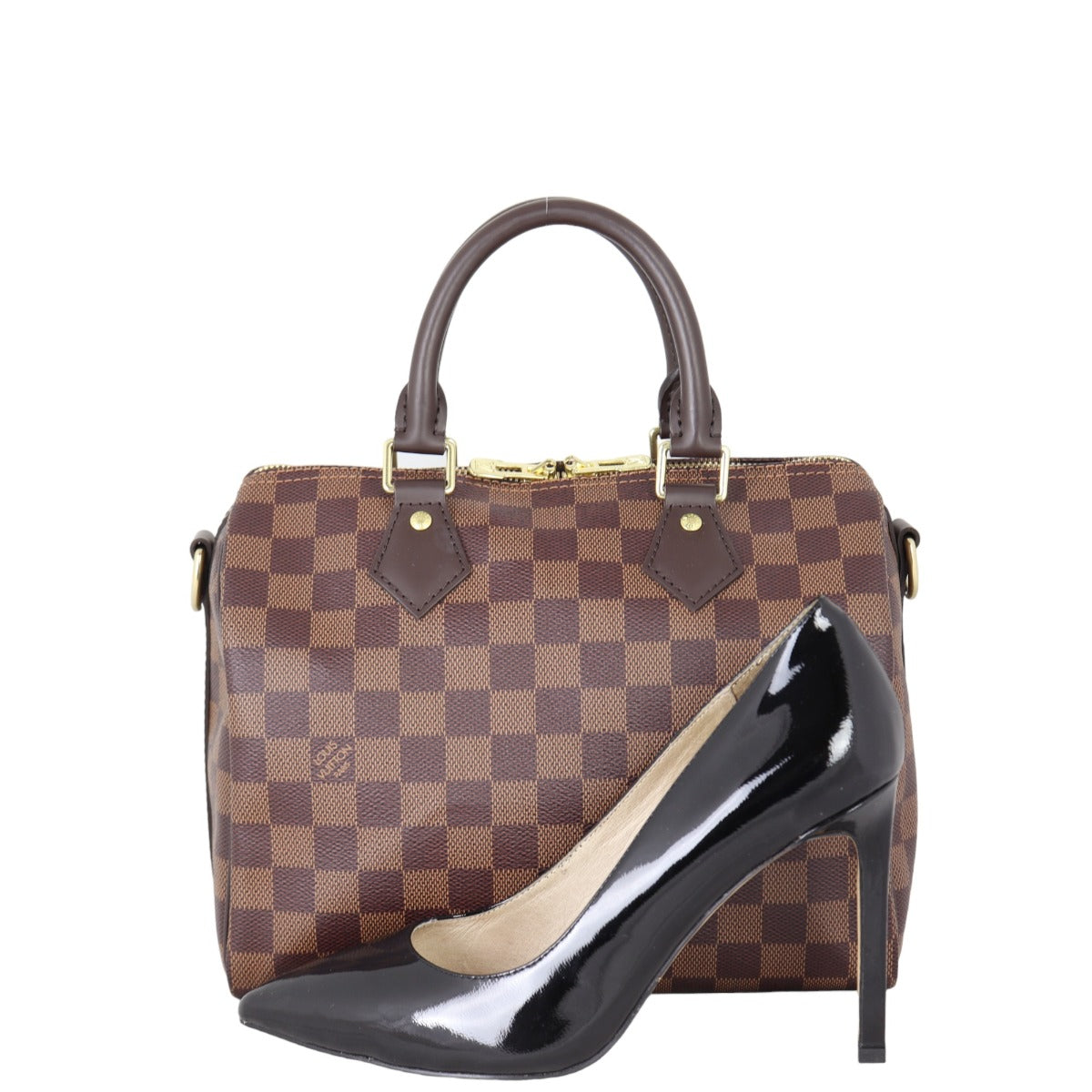 Louis Vuitton Speedy 25 Bandouliere Damier Ebene
