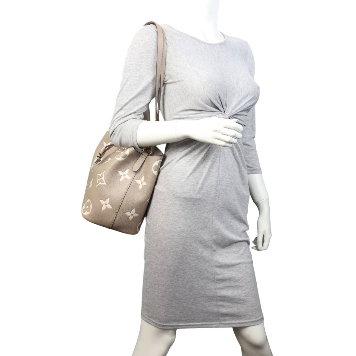 Louis Vuitton NeoNoe MM Monogram Empreinte Giant Bicolour