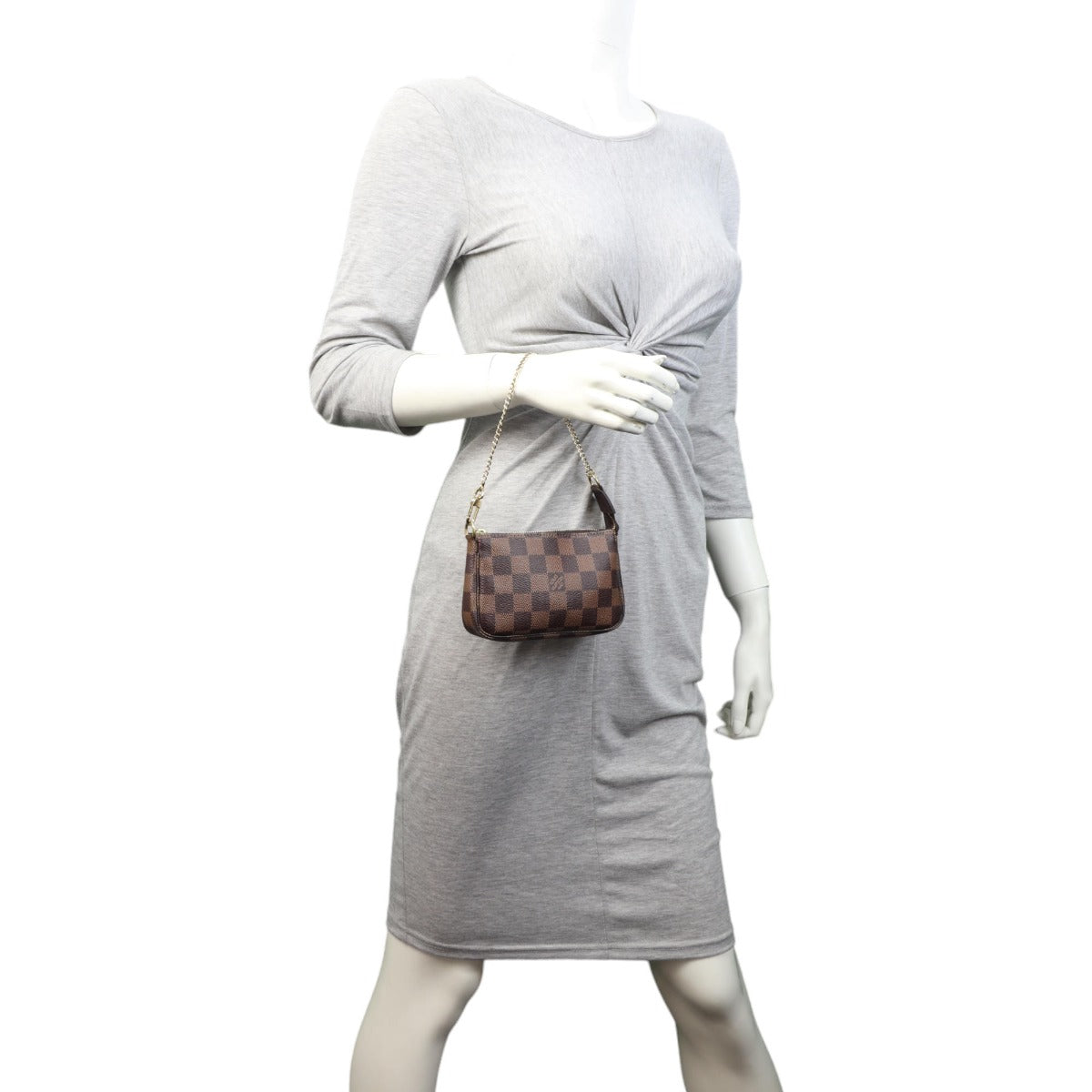 Louis Vuitton Mini Pochette Accessories Damier Ebene