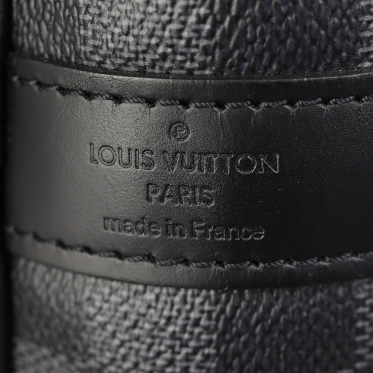 Louis Vuitton Keepall 55 Bandouliere Damier Graphite Stamp
