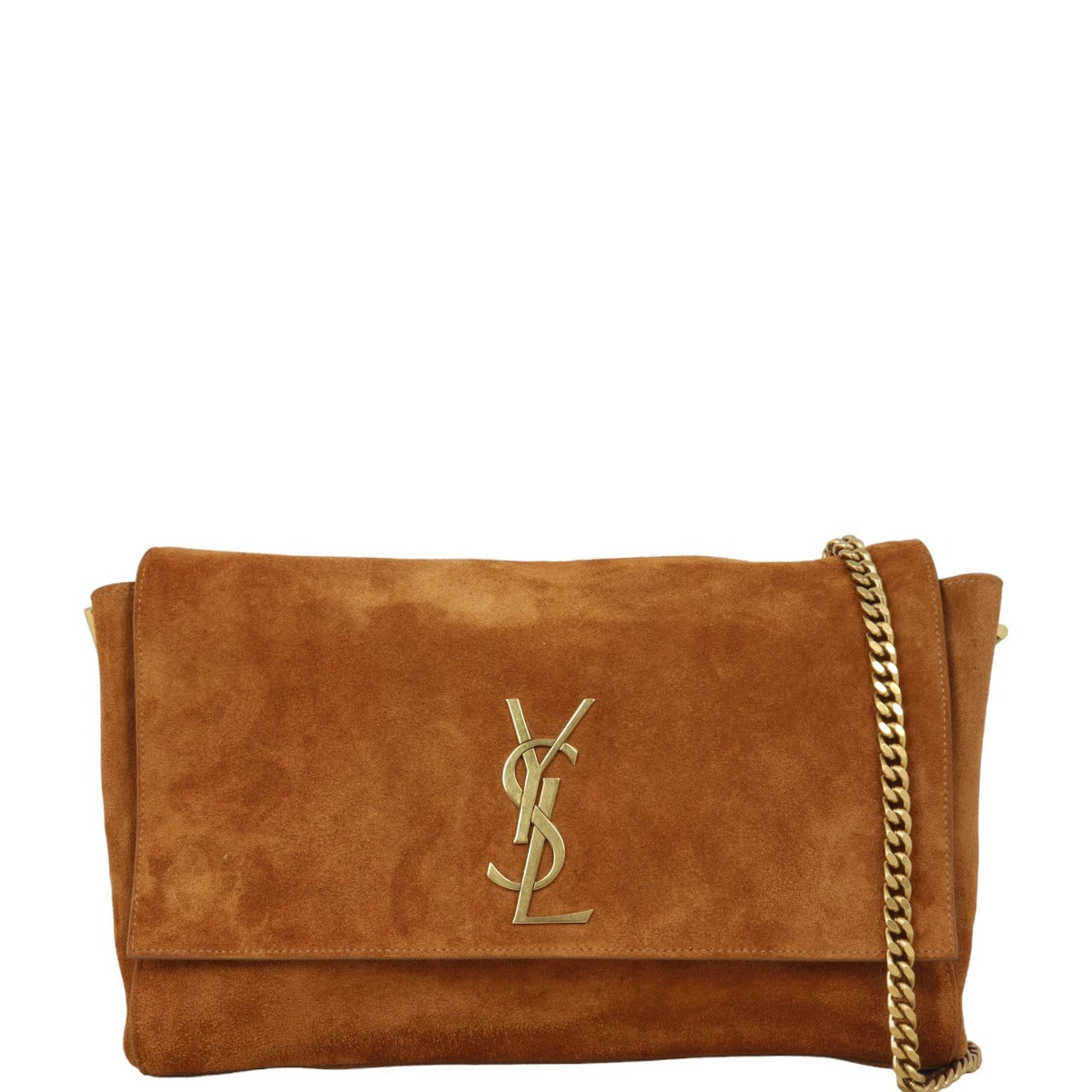 Saint Laurent Reversible Kate Shoulder Bag Suede Medium