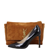 Saint Laurent Reversible Kate Shoulder Bag Suede Medium