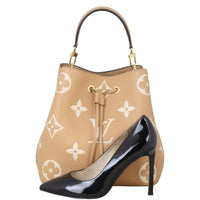 Louis Vuitton NeoNoe MM Monogram Empreinte Giant Bicolour