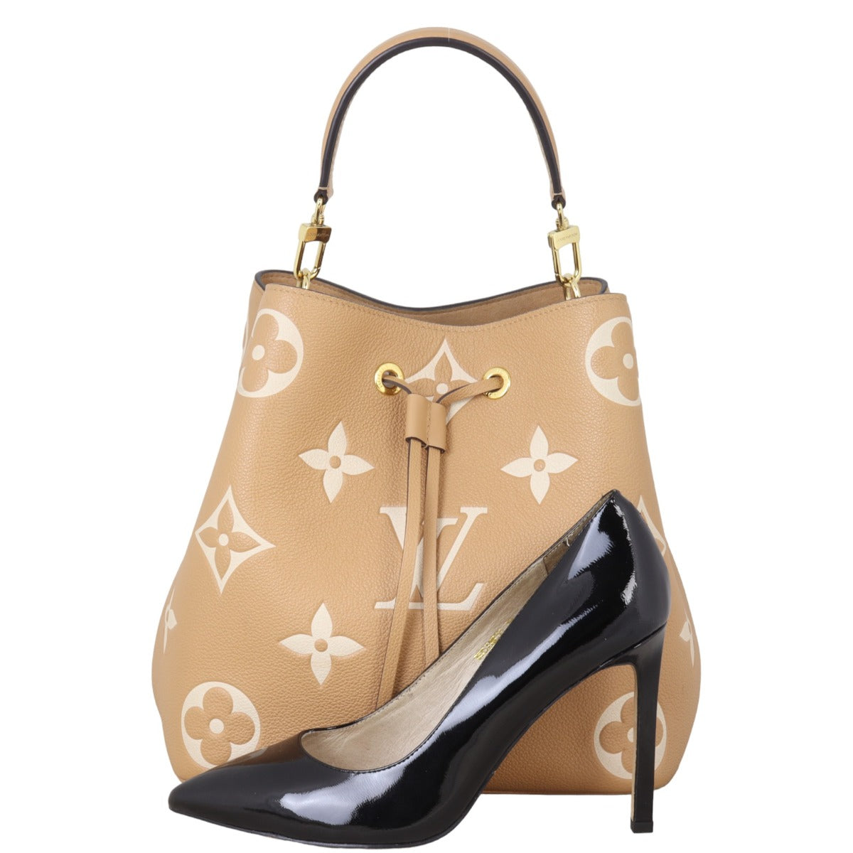 Louis Vuitton NeoNoe MM Monogram Empreinte Giant Bicolour