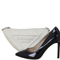 Prada Triangle Leather Shoulder Bag