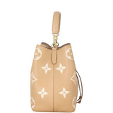 Louis Vuitton NeoNoe MM Monogram Empreinte Giant Bicolour