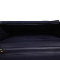 Chanel Boy Wallet on Chain | Navy Blue