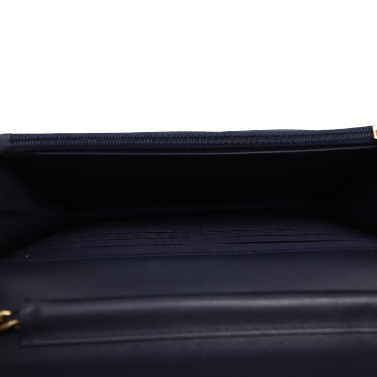 Chanel Boy Wallet on Chain | Navy Blue