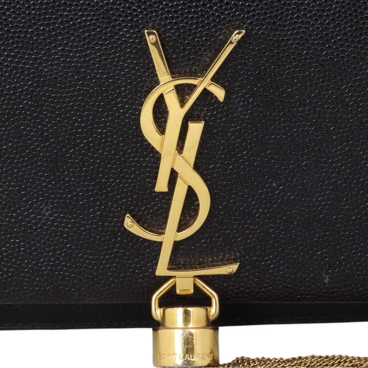 Saint Laurent Kate Tassel Chain Wallet