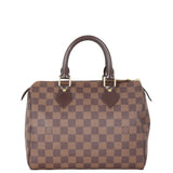 Louis Vuitton Speedy 25 Damier Ebene with Strap