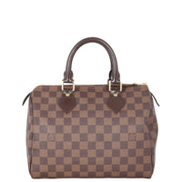 Louis Vuitton Speedy 25 Damier Ebene with Strap