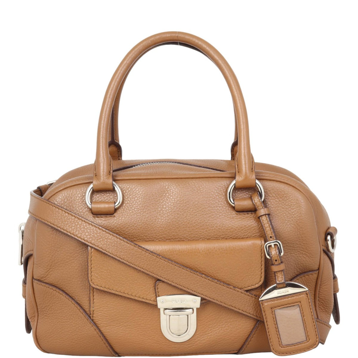 Prada Vitello Daino Bauletto Bag