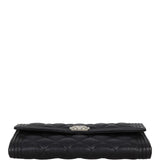 Chanel Boy Long Flap Wallet | Black SHW