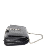 Saint Laurent Kate Tassel Chain Bag Medium Croc-Embossed